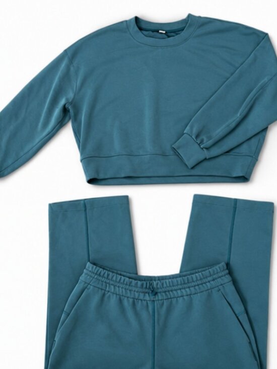 lululemon athletica Sweaters - Lululemon Teal Softstream Set 8/10